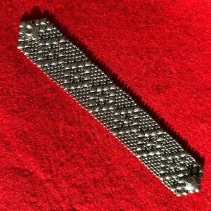 SG Liquid Metal Bracelet by Sergio Gutierrez Silver Tone Mesh